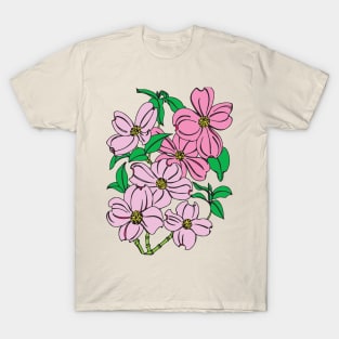 Pink Dogwoods T-Shirt